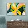 Abstract - Geel - Roze - Groen canvas 2cm klein -sfeer4