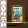 Trein - Bloemen - Kinderen - Natuur Light Box met kabel (Kinderlampje) klein -USP_NL