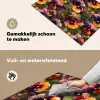 Warm - Patroon - Penseel - Viooltjes Inductie beschemer met haakjes klein 777 -ky-schoon-nl
