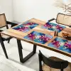 Cirkels - Goud - Abstract Placemat vinyl groot -zzsfeer4_Kitchenyeah-website