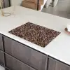 Graniet - Bruin - Structuur Inductie beschermer vinyl 3mm klein 276 -sfeer8