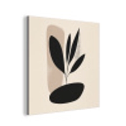 Plant - Beige - Japandi aluminium wit klein -3d