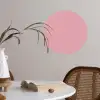 Roze - Kleuren - Interieur - Effen - Kleur Wandcirkel behangsticker klein 186 -sfeer3