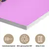 Felroze - Badass - Panterprint - Schaduw PET vilt klein -closeup_NL