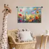 Bloemen - Natuur - Botanisch - Kunst Wandkleed katoen klein -wsfeer5_kind