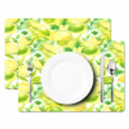 Citroen - Geel - Limoen - Groen Placemat vinyl groot 368 -zzsfeer2_Kitchenyeah-website