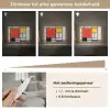 Kunst - Mondriaan - Oude meesters - Compositie 2 Light Box met kabel (Tafellamp) klein -USP_dimbaarNL