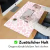 Koeienprint - Roze - Cowboy - Horse Muismat XXL klein -ysfeer3_duits