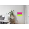 Strepen - Modern - Kleurrijk textielposter latten blank klein -woonkamer