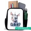 Baby neushoorn Rugzak - Zwart middel -inhoud_NL
