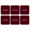 Bordeaux - Nice - minimalistisch onderzetter kurk middel -3d