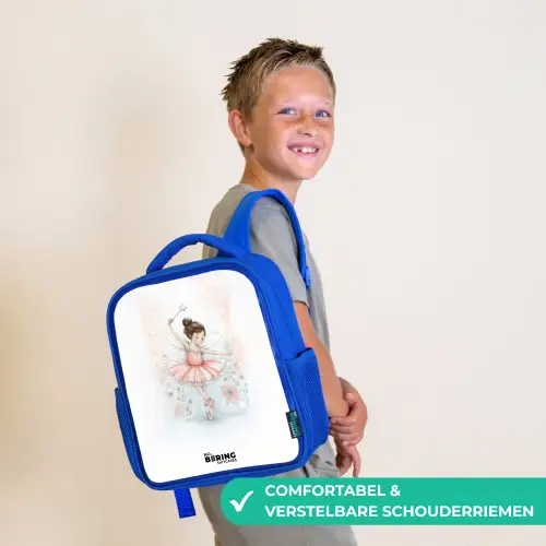 Ballerina - Elf - Fee Kinderrugzak - Blauw middel -sfeer3_NL