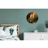 Kaarslicht - Kerst - Veelkleurig Wandcirkel aluminium klein -slaapkamer