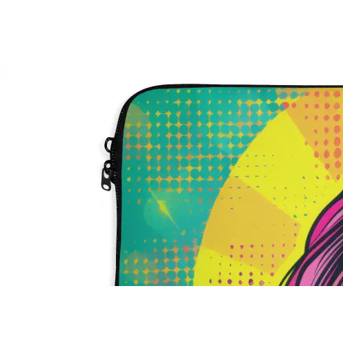 Zonnebril - Vrouw - Zonnig - Geel laptophoes neopreen klein -detail