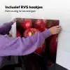 Rood - Appels - Fruit Inductie beschemer met haakjes klein -ky-ophangen-nl
