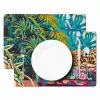 Luipaard - Kleurrijk - Tropisch Placemat vinyl groot -zzsfeer2_Kitchenyeah-website