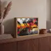 Kunst - Zwart - Abstract Light Box met batterij (Wandlamp) middel -sfeer2