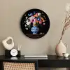 Rozen - Bloemen - Vaas - Boeket Fotolijst rond zonder passe partout klein -sfeer1