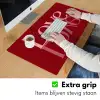 Love - Spiegeling - Rood Muismat XXL klein -sfeer3