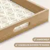 Motief - Modern - Beige Dienblad Rechthoek middel 911 -USP_HandgreepNL