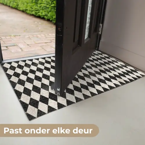 Klassiek - Patroon - Zwart Deurmat klein 898 -USP_NL