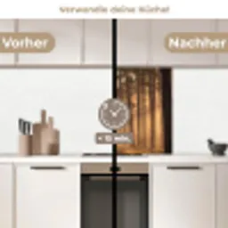 Bos - Mist - Zonlicht keuken achterwand 2 middel -voor-na2_DE