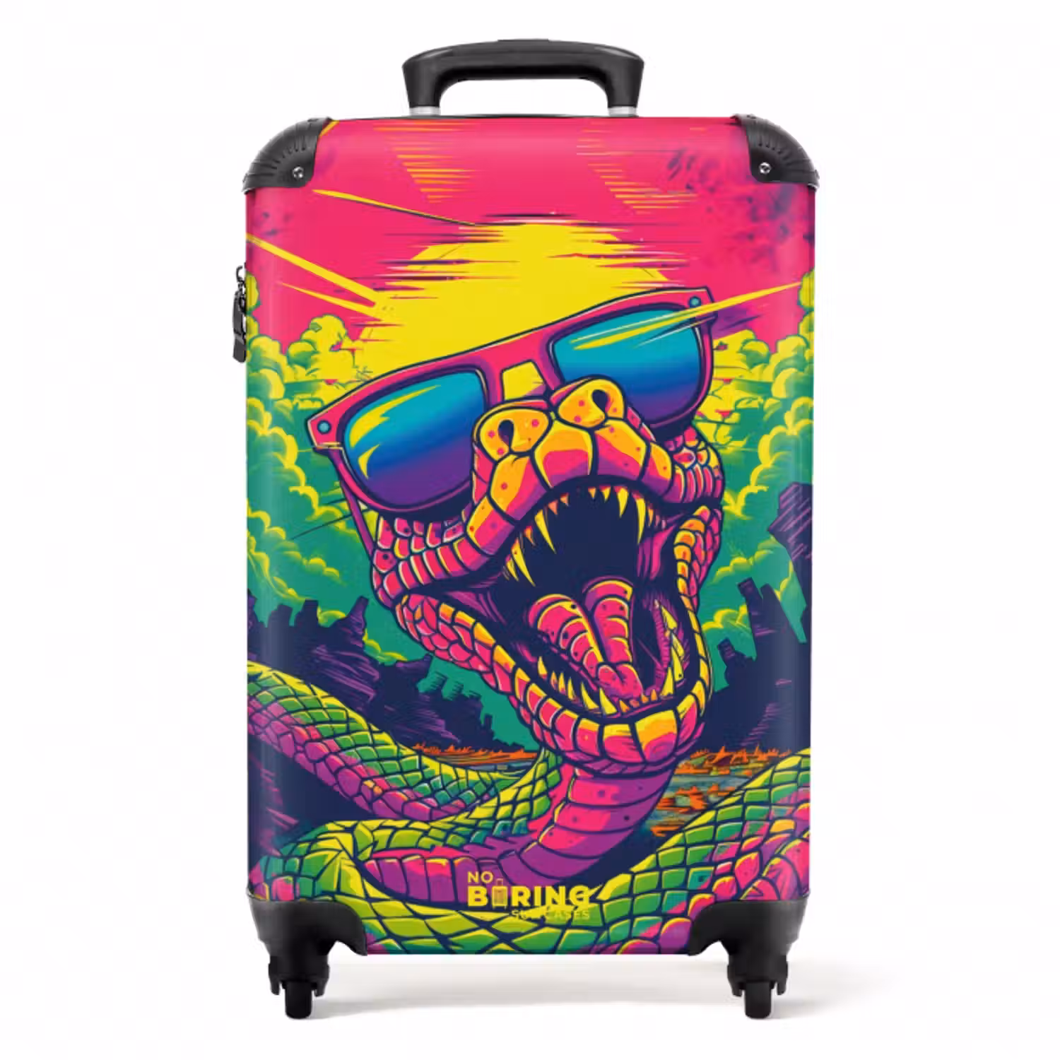 Koffer - Tattoo-Stil- Sunny Snake