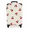Beige achtergrond met patroon van grote kersen NBS - Handbagage koffer - Kinderen Unisex middel -productfoto_recht
