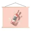 Theaterzaal - Mist - Spotlights - Zwart textielposter latten blank klein -3d