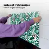 Inductie beschermer - Panterprint - Bladeren - Jungle - Afdekplaat voor kookplaat Inductie beschemer met haakjes middel -ky-ophangen-nl