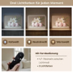 Lelies - Eieren - Pasen Light Box met batterij (Wandlamp) middel -USP_lichtkleurDE