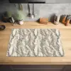 Slang - Patroon - Taupe Inductie beschermer vinyl 3mm klein 276 -sfeer5