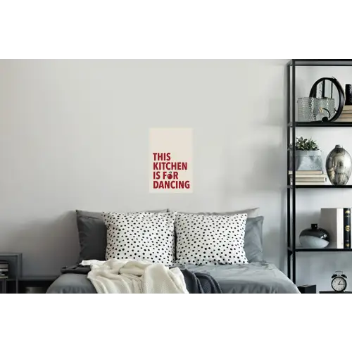 Rood - Quote - Kersen Muursticker klein -slaapkamer