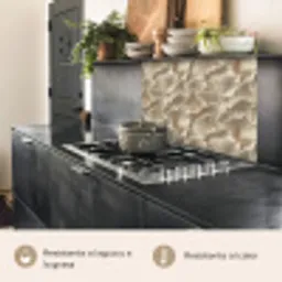 Waaierstructuren - Beige - Vezeltextuur keuken achterwand 2 middel 865 -usp_ES