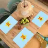 Ster - Today is a good day - Blauw Placemat vinyl groot -zzsfeer5_Kitchenyeah-website