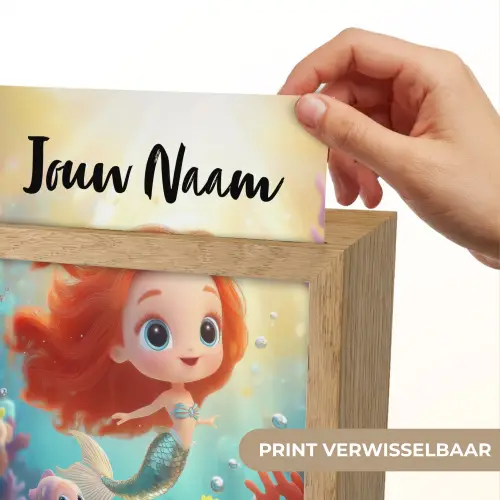 Zeemeermin - Vissen - Koraal Light Box met kabel (Kinderlampje) klein -USP_websiteprintNL