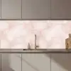 Roze - Marmer - Crème keuken achterwand 2 middel 871 zz_3dshopping