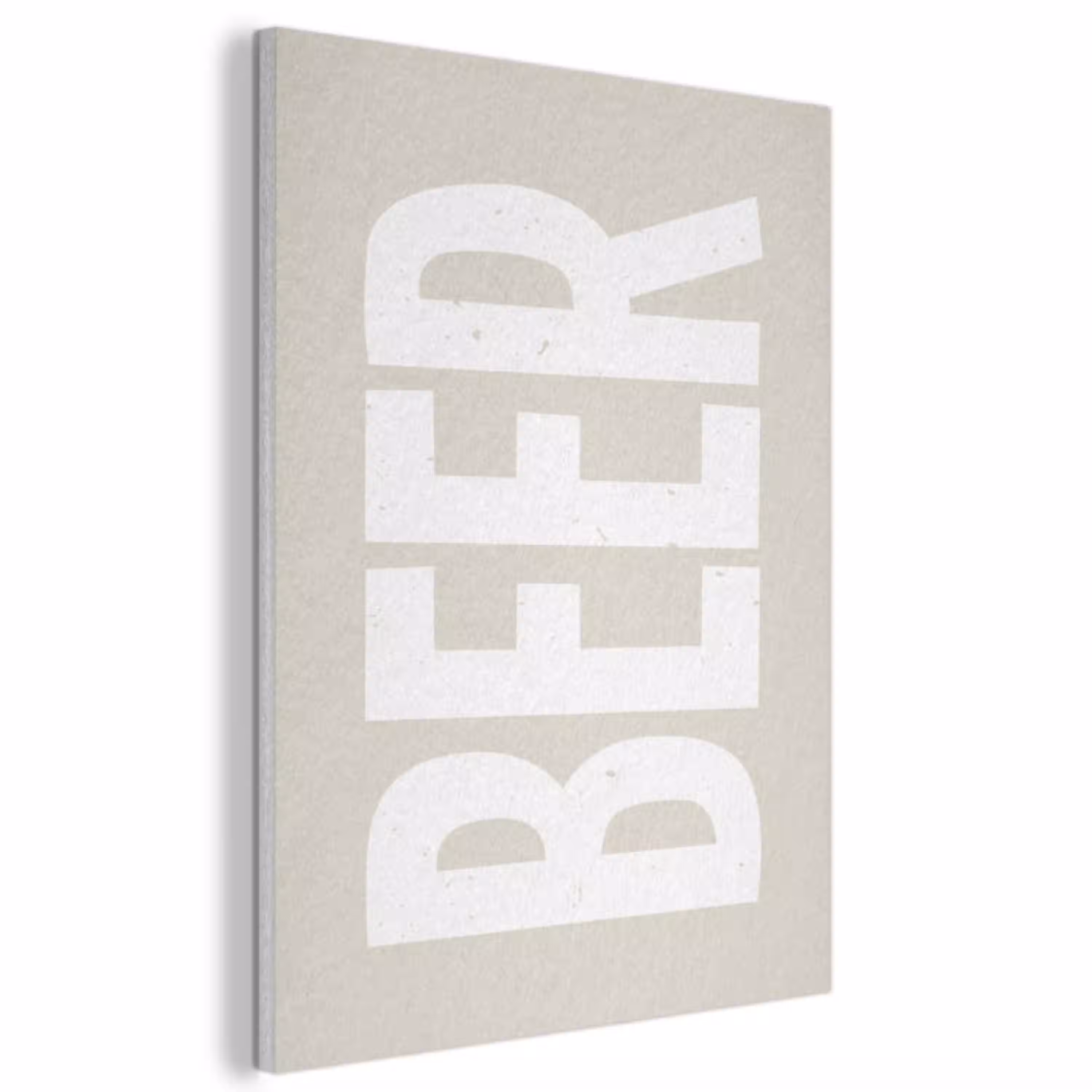 Beer - Japandi - Beige - Decoratie PET vilt klein -3d