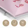 Tekst - Roze - Love - Hart plexiglas 5mm klein -sfeer2