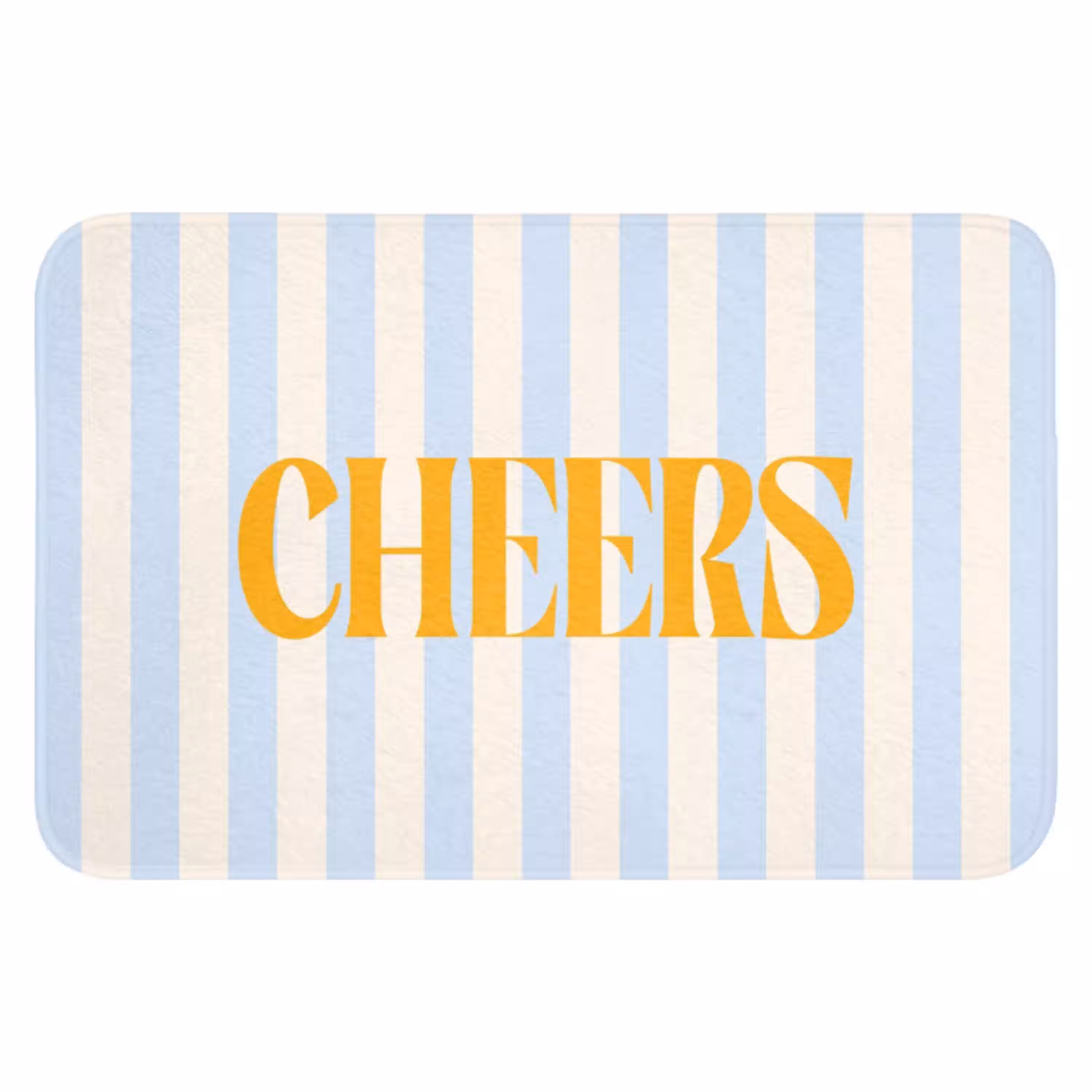 Oranje - Blauw - Strepen - Cheers WCmat klein -3d