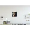 De storm op het meer van Galilea - Rembrandt van Rijn textielposter latten blank klein -kinderkamer
