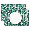 Bladeren - Tropisch - Jungle Placemat vinyl groot -zzsfeer2_Kitchenyeah-website