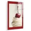 Cupcake - Kers - Rood plexiglas 5mm klein -zzzproduct_nieuw
