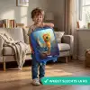 Oranje zeepaardje in het water Kinderkoffer - Blauw klein -sfeer2_NL