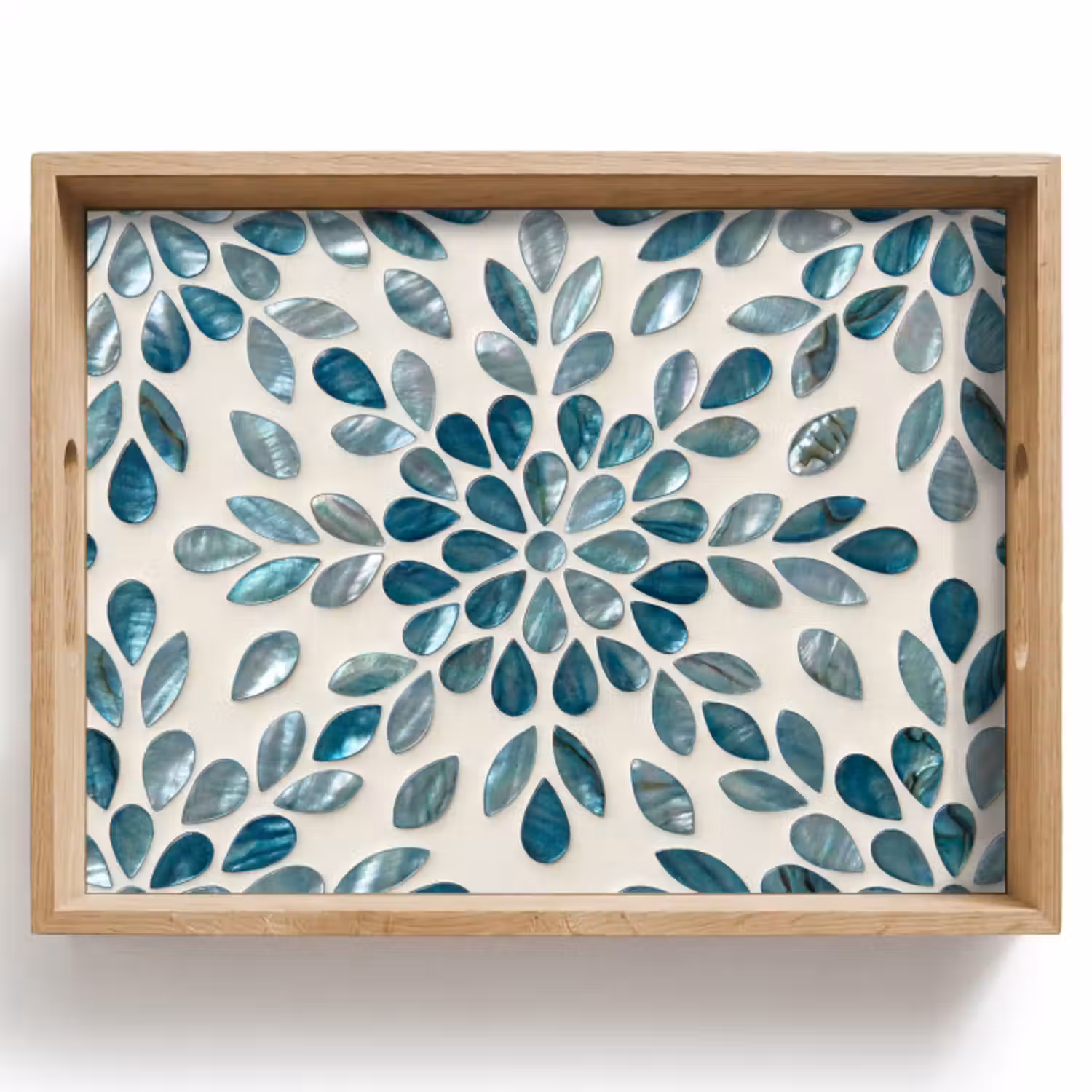 Dienblad - Patroon - Bladeren - Abstract - Modern - Turquoise