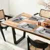 Kat - Siamees - Zwart Wit - Schattig - Dieren Placemat vinyl groot -zzsfeer4_Kitchenyeah-website