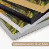 Bos - Zon - Bomen - Gras - Landschap  - Natuur Textielframe zwart klein -USP_kleurenNL