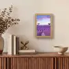 Lavendel - Natuur - Paars - Bomen - Bloemen Light Box met kabel (Tafellamp) klein -sfeer2