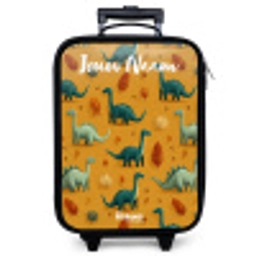 Dino - Dieren - Patroon Kinderkoffer - Zwart klein -zzz_website3d