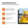 Vrouwen - Bananen - Geel Inductie beschermer vinyl 3mm klein -zzzzzzz-td-ups